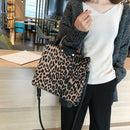 Leopard Women Handbags Big Capacity Pu Leather Females Handbags Fashion Leo J4J8