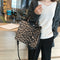 Leopard Women Handbags Big Capacity Pu Leather Females Handbags Fashion Leo J4J8