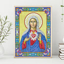 5D DIY Special Shaped Diamond Painting Religious Cross Stitch Mosaic Kit
