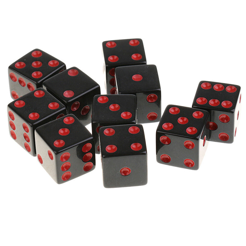 20Pcs Board Game Dice Dies D6 Six Sided for Role Playing Game RPG Party Toys