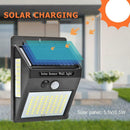100 LED Waterproof Motion Sensor Solar Powered Wall Lamps for Outdoor Decor SN9F