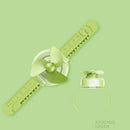 Wrist Fan Mini Cooling Fan Kids Watch Fan 4W for Outdoor Activities Green