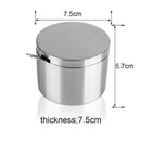 Stainless Steel Sugar Bowl And Sugar Spoon, Multi-Function Sugar Container  H4B5