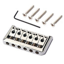 6 String Fixed Hardtail Saddle Bridge Guitar Tailpiece For Electric Guitar
