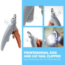 Professional Pet Cutter Dog Cat Nail Clipper Beauty Scissors LED Lighting
