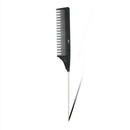 Black Fine-tooth Comb Plastic Anti-static Hair Style Rat Tail Comb Tool