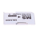 Dual slot Micro SD SDHC TF to MS Memory Stick Adapter For U0Q0 Converter CR V0B5