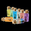 8x Glass Vial Bottles With Cork Crafts Mini Bottle Small Vase-22x50mm-Jewel F4H6