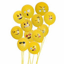 100x Round Balloons Multi Kinds  Smile Face Party Latex Balloons MO