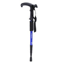 Hiking Walking Trekking Trail Poles Ultralight 4-section Adjustable Canes
