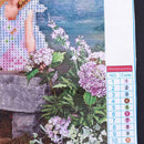 DIY Diamond Painting Cross Stitch Angle Girl In Flowers Diamond Embroidery