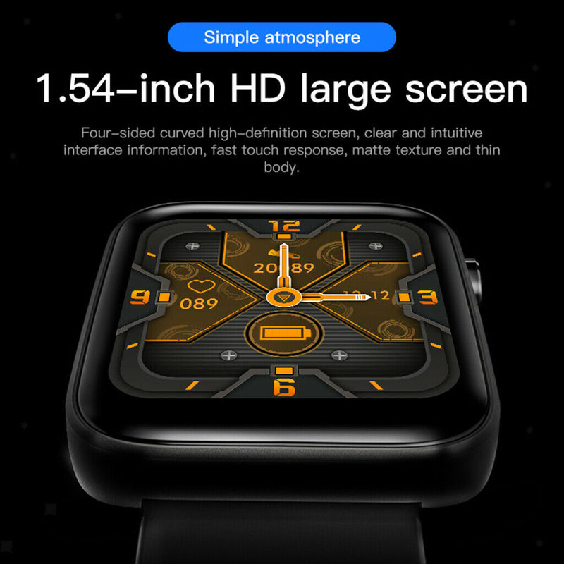T68 Smart Watch Temperature Measure Sport Fitness Heart Rate Blood Pressure