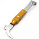Wooden Stainless Steel Bee Hive Scraper Beekeeping Keeper Equipment