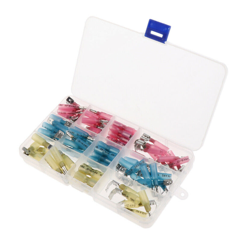 100 PCS HEAT SHRINK CABLE TUBING TUBE SLEEVING SLEEVE WRAP