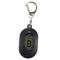 Mini Key Ring LCD Digital Chromatic Tuner with Mic Black