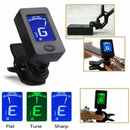 Chromatic Clip-On Digital Tuner for Electric Acoustic Guitar Bass Violin Ukulele