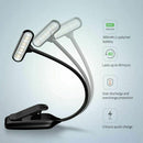 LED Book Lights, Rechargeable Clip On Light, 3 Lighting Modes, 9 LEDs, Eye