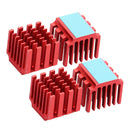 4PCS Stepper Motor Driver  Sinks Cooling Block Heatsinks For LV8729 Red