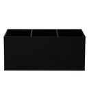 1*Black Acrylic Cosmetic Organizer Makeup Brushes Pen Stand Storage Holder Case
