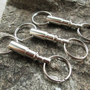 3PCS Detachable Removable Pull Apart Quick Release Keychain Key Rings Lots NM