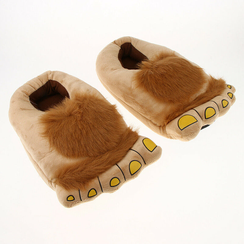 Big Feet Cartoon Slippers Furry
