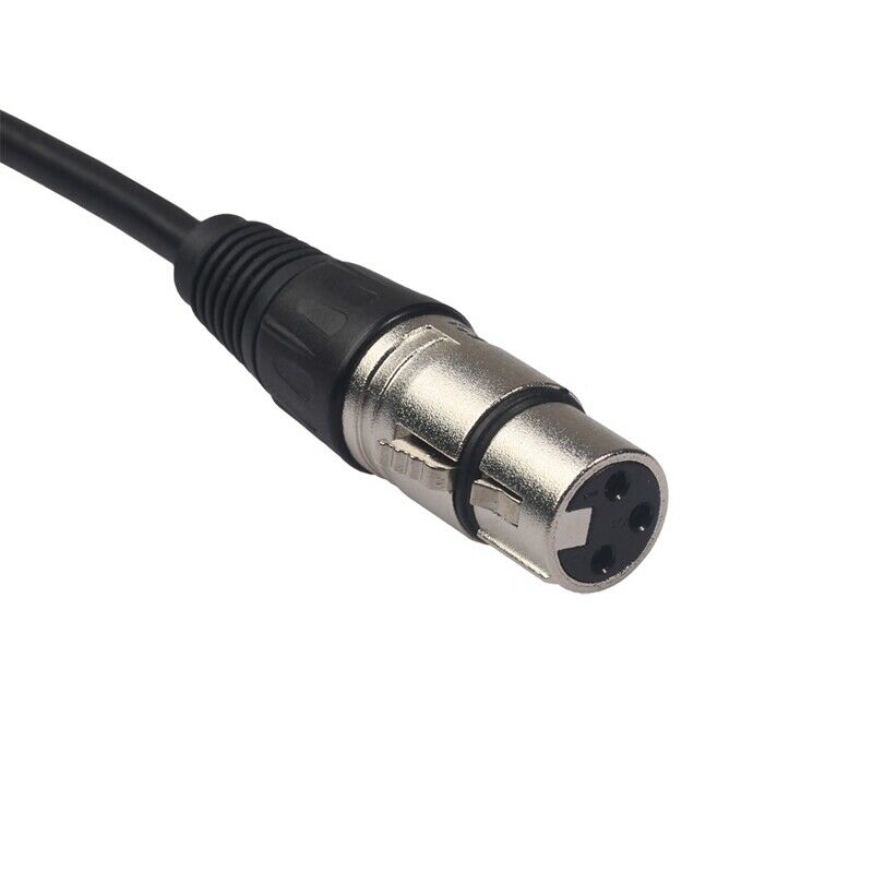 Xlr 3Pin Female To 3.5Mm 1/8 Inch Trs Male Connector Audio Adapter Cable fo