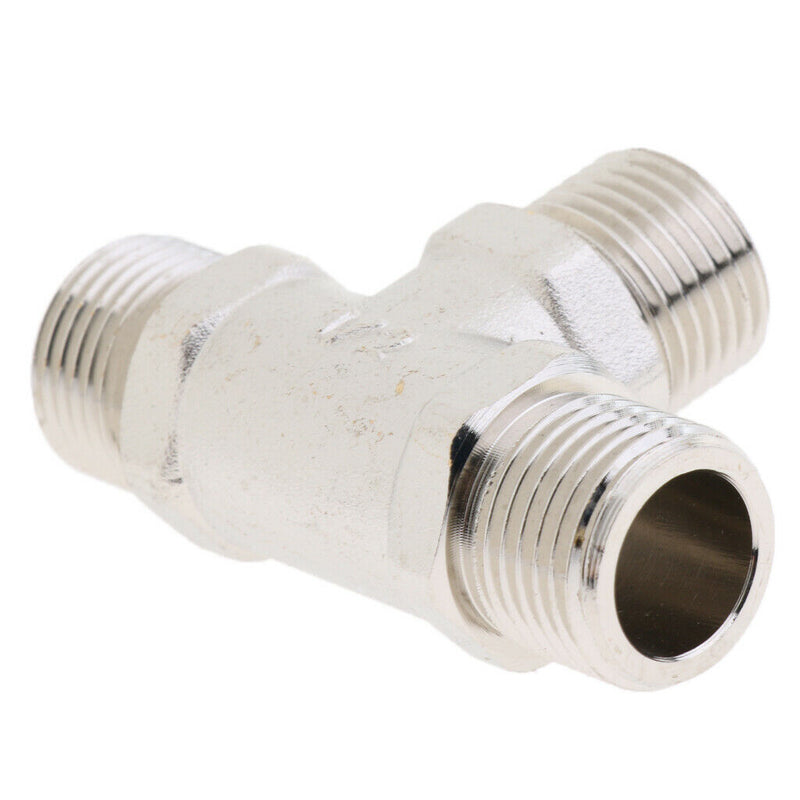 1/2 inch Copper Pipe T Type Thread Joint Fitting Coupler Connector DN15 Hose