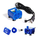 2Pcs Automatic Drinking Fountain Pump with LED for Cats Dogs Drinking Bowl