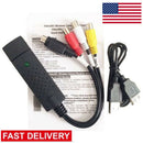 USB 2.0 Video Capture Card Device VHS to DVD Converter Adapter AV to PC Lapto~S
