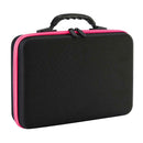 60 Compartments Essential Oil Collecting Bag Storage Case Travel (Rose Red) A