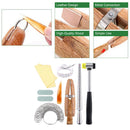 12Pcs Jewelry Making Tool Measuring Stick Mandrel Ring Sizer Finger Size Kit
