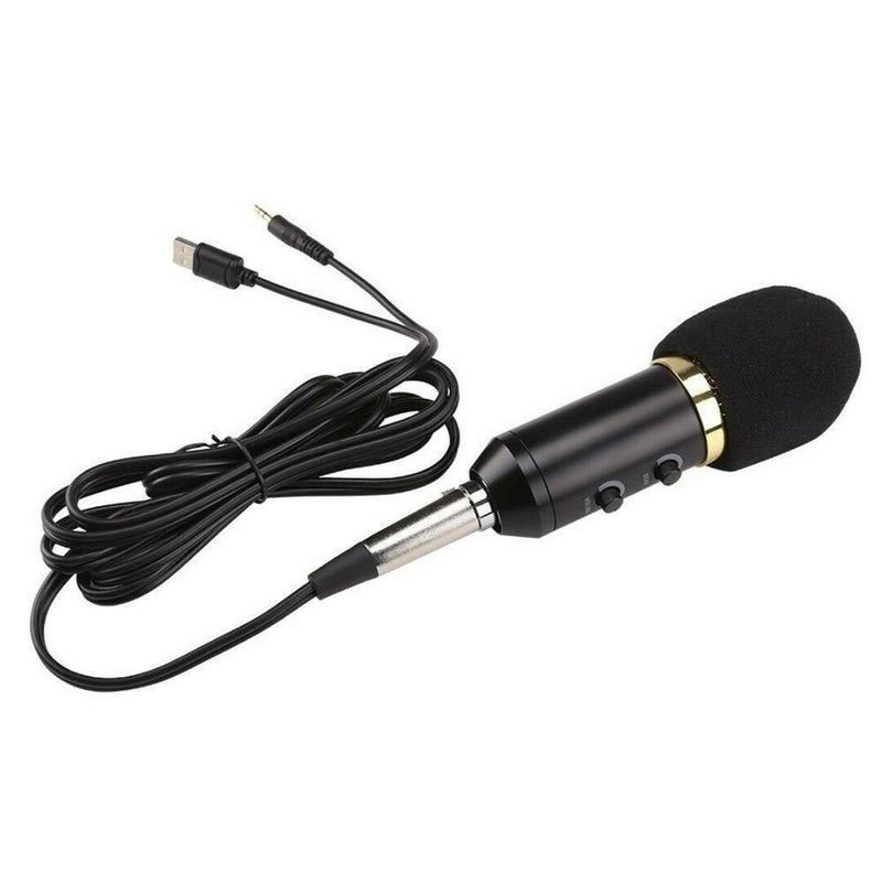 Pro USB Condenser Microphone Studio Sound Recording Mic w/ Stand Tripod