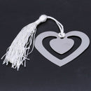 Wedding Favors Double Hearts Bookmark Party Favors Stainless Steel with Tas