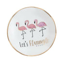 Creative Flamingo Design Food Snack Dish Ceramic Plate Sauce Seasoning Dish