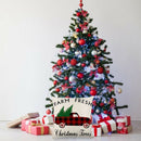 4pcs Christmas Pillowcase Printed Pattern Linen Home Cushion Pillow Cover