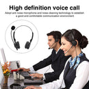 For PC Laptop Office Call Center USB Headset Conference Business With Microphone