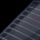 1pc U Type Crystal Curved Tile Eyelash Extension Stand Glass Glue Pallet B Gw