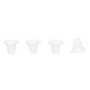 4pcs E27 Clear Glass Ceiling Fan Light Chandelier Wall Sconce Light Shades