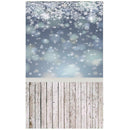 3*5FT Retro Brick Wood Backdrop Snow Studio Photography Background Photo