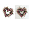 34cm Rose Flower Wreath Hanging Ornaments for Front Door Party DIY Purple