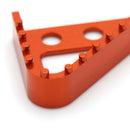 Motorcycle Foot Pegs Rest Pad Foot Pegs Pads for   690/990 - Orange