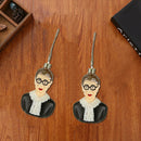 Christmas Ornament Ruth Bader Ginsburg Head Portraits Pendant Xmas Tree Decor x2