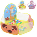 Foldable Baby Ball Pool Play Tent Kid Balls Pit Playpens Yard w/ Basketball Hoop