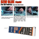 60ml Sew Glue Liquid Bonding Repair for Clothes Natural Synthetic Fabric Favor