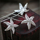 6pcs Girl Starfish Braid  Hairpin Headdress Wedding Party Hair Accessories ly