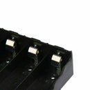 1X Plastic Storage Case Holder Box Clip 4 Pin DIY For 4x 3.7V 18650 Battery E6J2