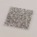 Literal Rubber Clear Stamp Cling Seal Scrapbooking Diary Card DIY Decor Craft JR