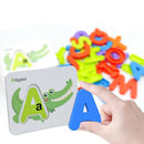 Lot 36 Number and Alphabet Flash Cards ABC Montessori Gifts for 2-4 Year Old