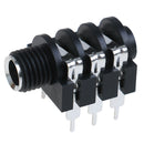 5Pcs 6.35mm/6.35 6P/6PIN stereo audio microphone female socket/jack connec ME
