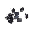 10 x Black Slide Potentiometer Mixer Fader Knob 19mmLx12mmW for 4mm ShaftAA